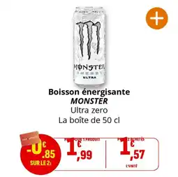 Coccimarket Boisson énergisante monster offre