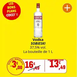 Coccinelle Express Vodka sobieski offre