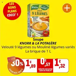 Coccinelle Express Soupe knorr & la potagère offre