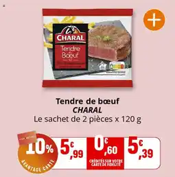 Coccinelle Express Tendre de bœuf charal offre