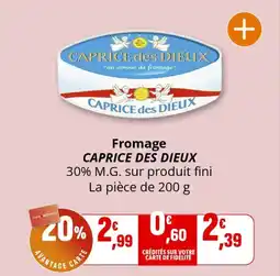 Coccinelle Express Fromage caprice des dieux offre