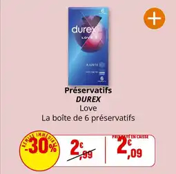 Coccinelle Express Préservatifs durex offre