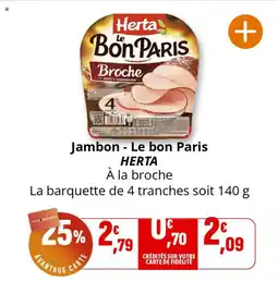 Coccinelle Express Jambon le bon paris herta offre
