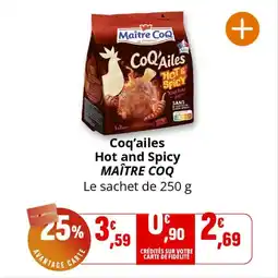 Coccinelle Express Coq'ailes hot and spicy maître coq offre