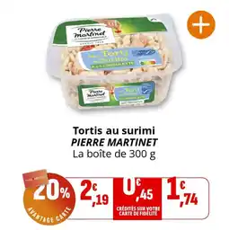Coccinelle Express Tortis au surimi pierre martinet offre