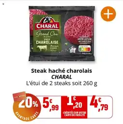 Coccinelle Express Steak haché charolais charal offre