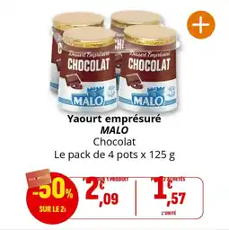 Coccinelle Express Yaourt emprésuré malo offre