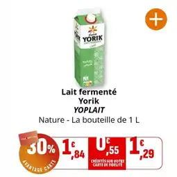 Coccinelle Express Lait fermenté yorik yoplait offre