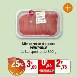 Coccinelle Express Mincerette de porc véritable offre