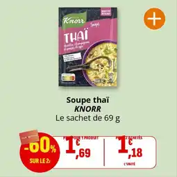 Coccinelle Express Soupe thaï knorr offre
