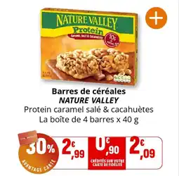 Coccinelle Express Barres de céréales nature valley offre