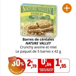 Coccinelle Express Barres de céréales nature valley offre