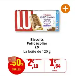 Coccinelle Express Biscuits petit écolier lu offre