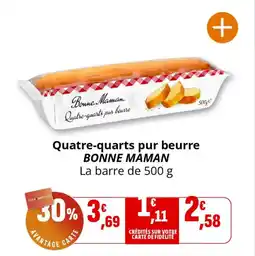 Coccinelle Express Quatre-quarts pur beurre bonne maman offre