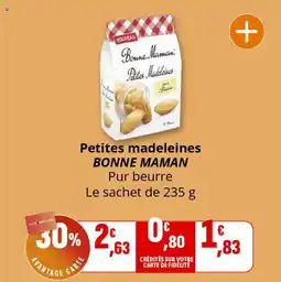 Coccinelle Express Petites madeleines bonne maman offre