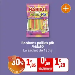 Coccinelle Express Bonbons pailles pik haribo offre