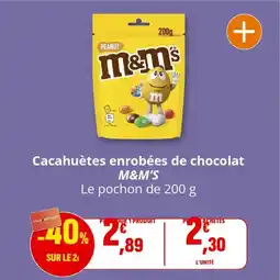 Coccinelle Express Cacahuètes enrobées de chocolat m&m's offre