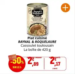 Coccinelle Express Plat cuisiné raynal & roquelaure offre