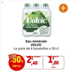 Coccinelle Express Eau minérale volvic offre