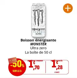 Coccinelle Express Boisson énergisante monster offre
