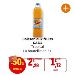 Coccinelle Express Boisson aux fruits oasis offre