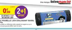 Intermarché Apta sac poubelle lien coulissant 15x50l offre