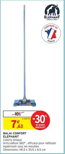 Intermarché Elephant balai confort offre