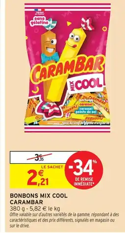 Intermarché Carambar bonbons mix cool offre