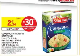 Intermarché Saint eloi couscous grain fin offre