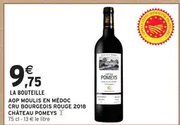 Intermarché Château pomeys aop moulis en médoc cru bourgeois rouge 2018 offre