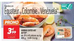 Netto Gambas cuites asc offre