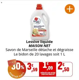 Coccinelle Express Lessive liquide maison net offre