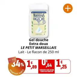 Coccinelle Express Gel douche extra doux le petit marseillais offre