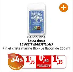 Coccinelle Express Gel douche extra doux le petit marseillais offre