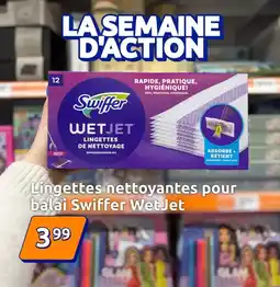 Action Swiffer - lingettes nettoyantes pour balai offre