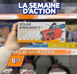 Action Solar - radia de survie solaire offre
