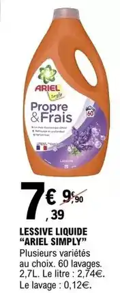 Action Ajax - nettoyant tout usage offre