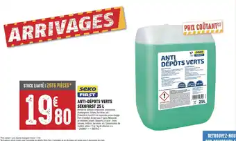 Anti-dépots verts sekofirst