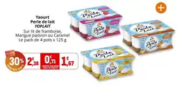 Coccinelle Supermarché Yoplait - yaourt perle de lait offre