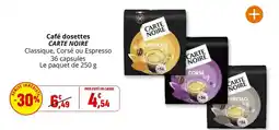 Coccinelle Supermarché Carte noire - café dosettes offre