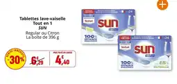 Coccinelle Supermarché Sun - tablettes lave-vaiselle tout en 1 offre