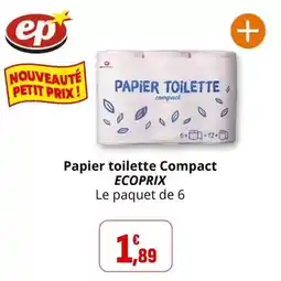 Coccinelle Supermarché Papier toilette compact offre