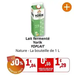 Coccinelle Supermarché Yoplait - lait fermenté offre