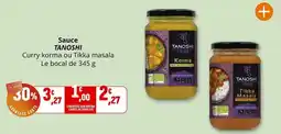Coccinelle Supermarché Tanoshi - sauce offre