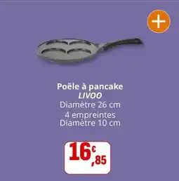 Coccinelle Supermarché Livoo - poêle à pancake l'ivoo offre