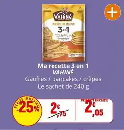 Coccinelle Supermarché Vahiné - ma recette 3 en 1 offre