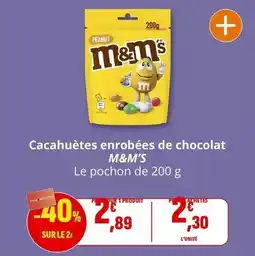 Coccinelle Supermarché M&m's - cacahuètes enrobées de chocolat offre