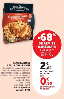 Super U Plats cuisines la belle chaurienne offre