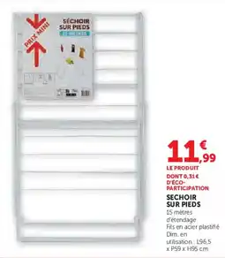 Super U Sechoir sur pieds offre