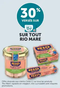 Super U Sur tout rio mare offre